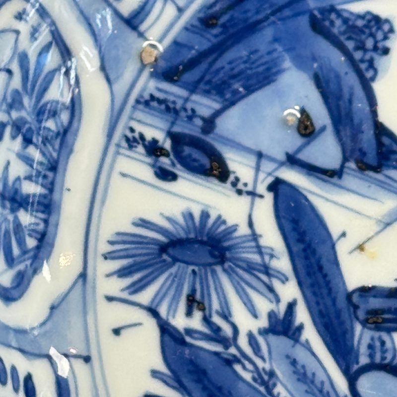 A Chinese blue and white 'Mandarin Duck' plate - 图14