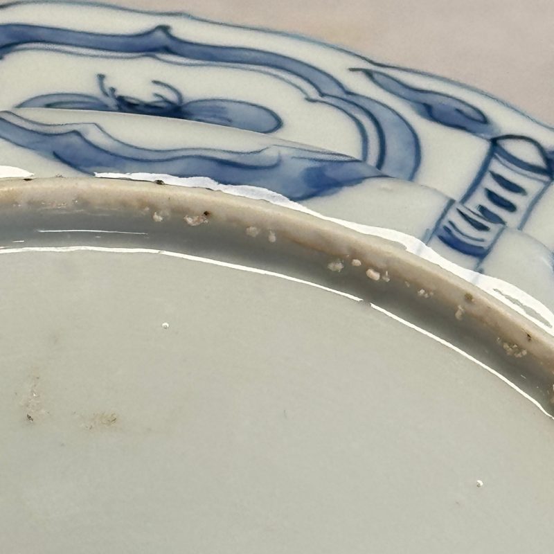 A Chinese blue and white 'Pheasants' plate - 图20