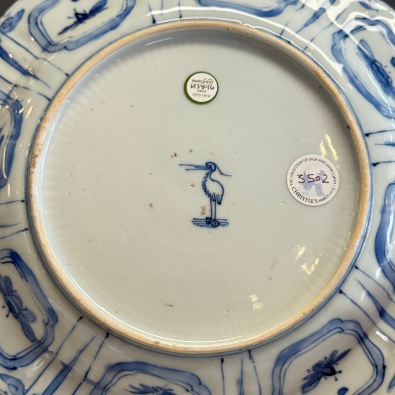 A Chinese blue and white 'Mandarin Duck' plate - 图21