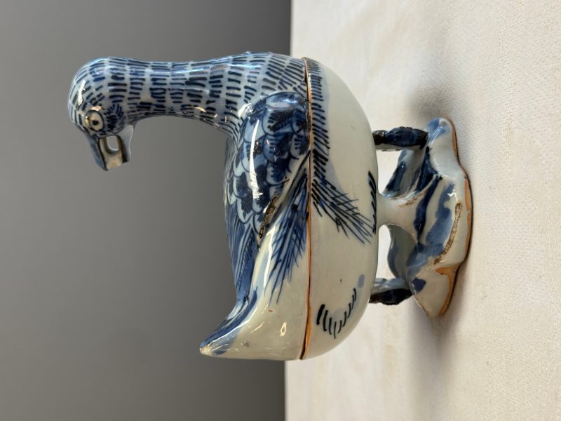 A Chinese blue and white 'Duck' incense burner - 图15