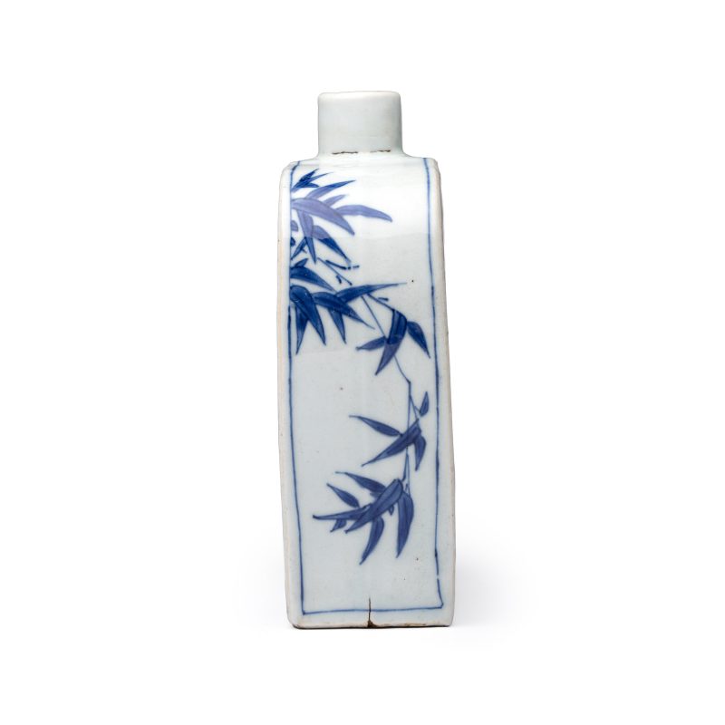 A Chinese blue and white 'Roosters' tea caddy - 图6