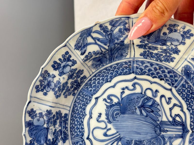 A Chinese blue and white 'Double Gourd' plate - 图8
