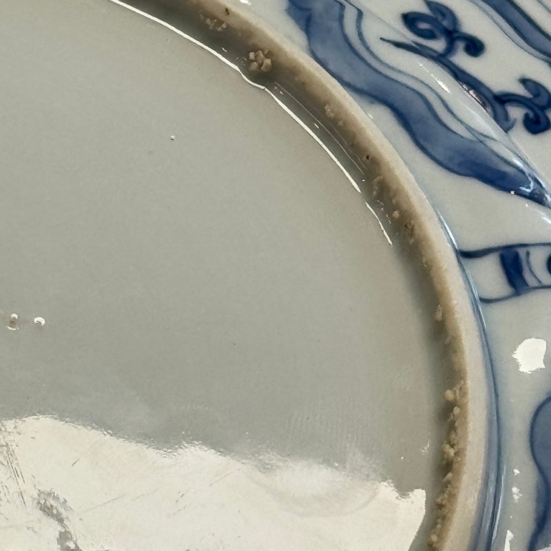 A Chinese blue and white 'Pheasants' plate - 图24
