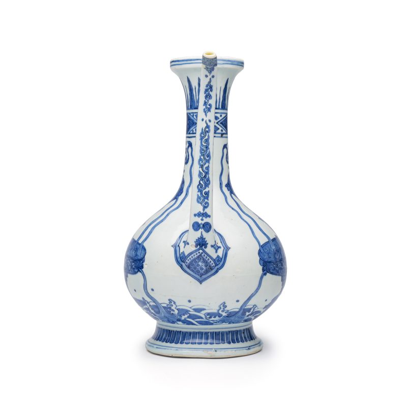 A Chinese blue and white 'Magic Fountain' ewer - 图5