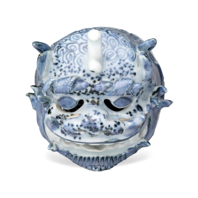 A Chinese blue and white 'Luduan' incense burner - 图6