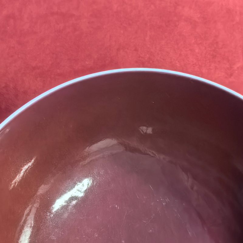 清光绪 红釉碗 - 图6