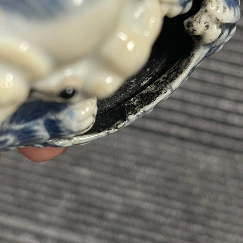 清中期 青花狮子小水盂 - 图19