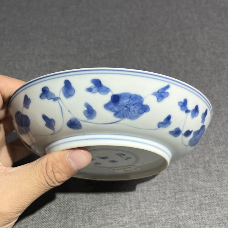 清康熙青花人物盘一对 - 图13