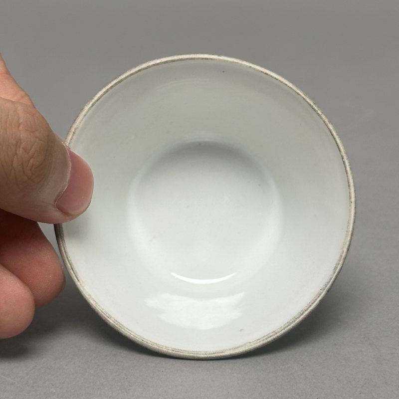 解放初 粉彩山水套杯一组 - 图15