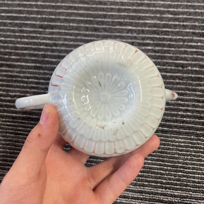 清雍正 粉彩菊花纹茶壶 - 图14