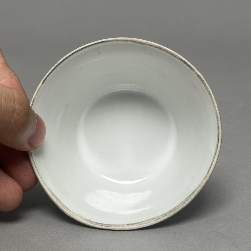 解放初 粉彩山水套杯一组 - 图21