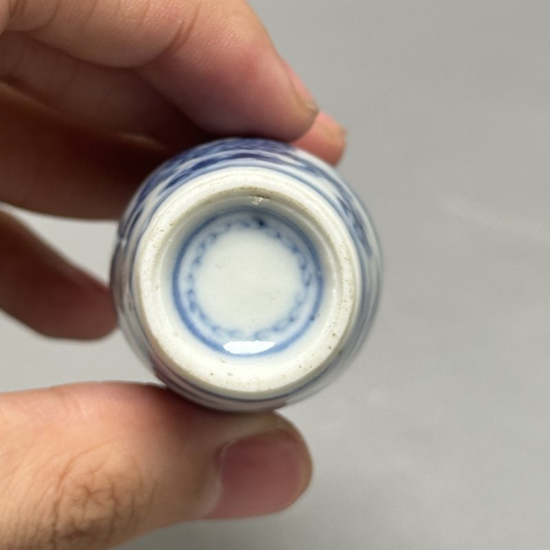 清晚期 青花龙纹鼻烟壶 - 图6