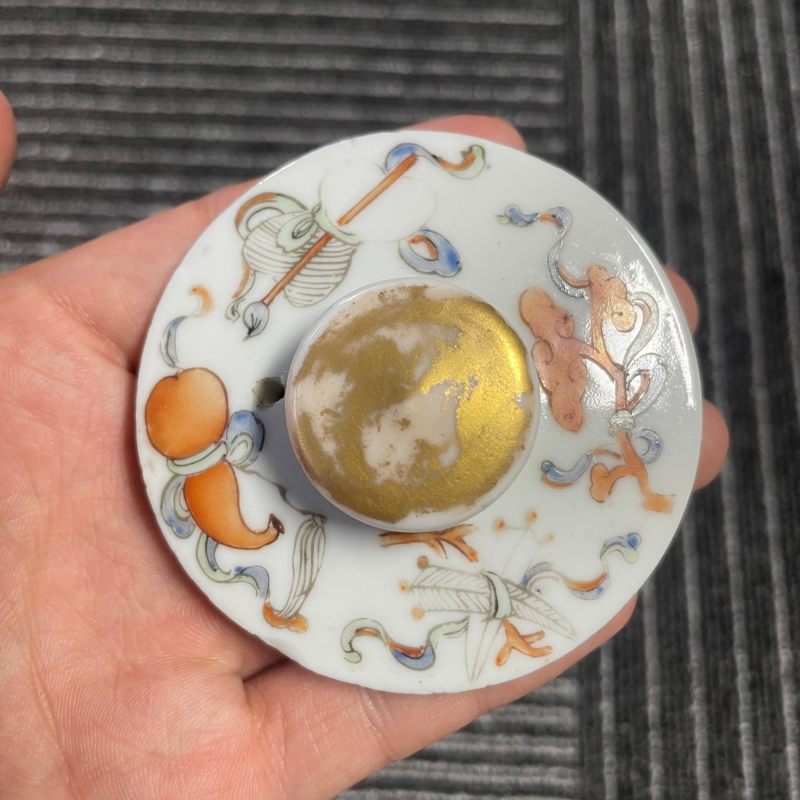 清雍正 粉彩八仙图茶壶 - 图9