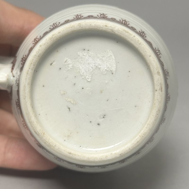 清乾隆 粉彩花卉把杯 - 图11