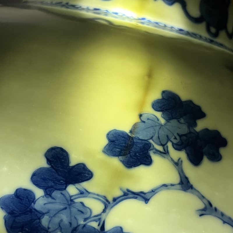 清晚期青花人物故事将军罐 - 图18