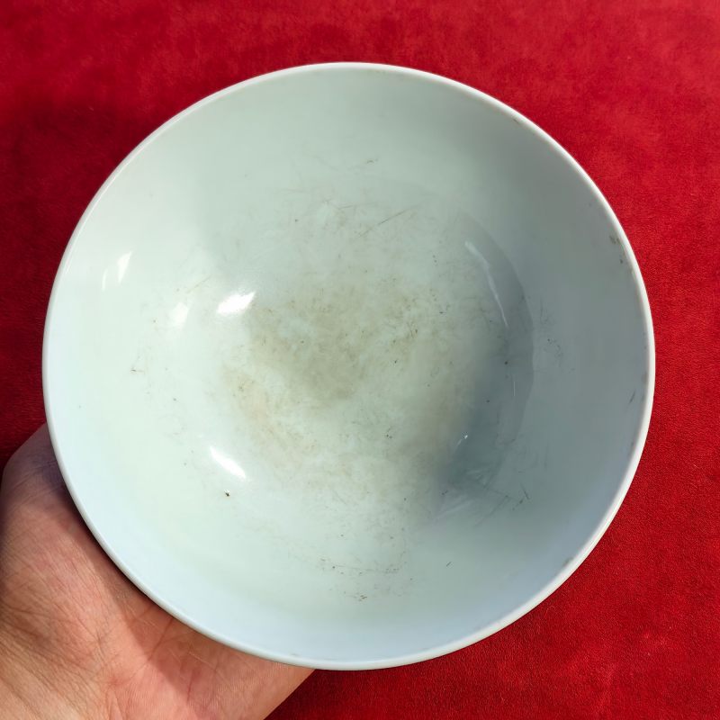 清雍正 霁红釉碗 - 图5