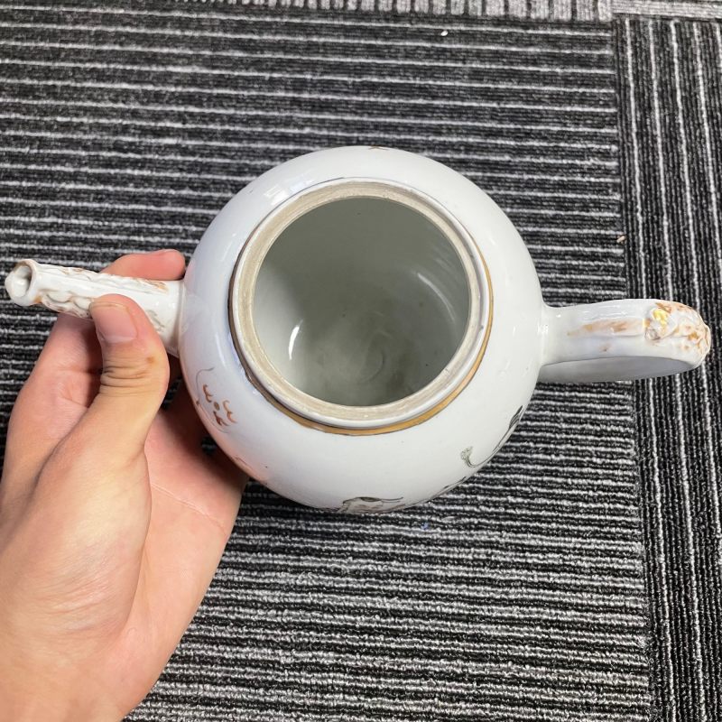 清雍正 粉彩八仙图茶壶 - 图11