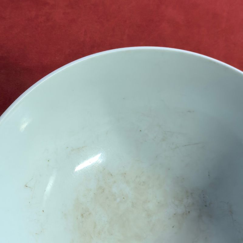 清雍正 霁红釉碗 - 图6