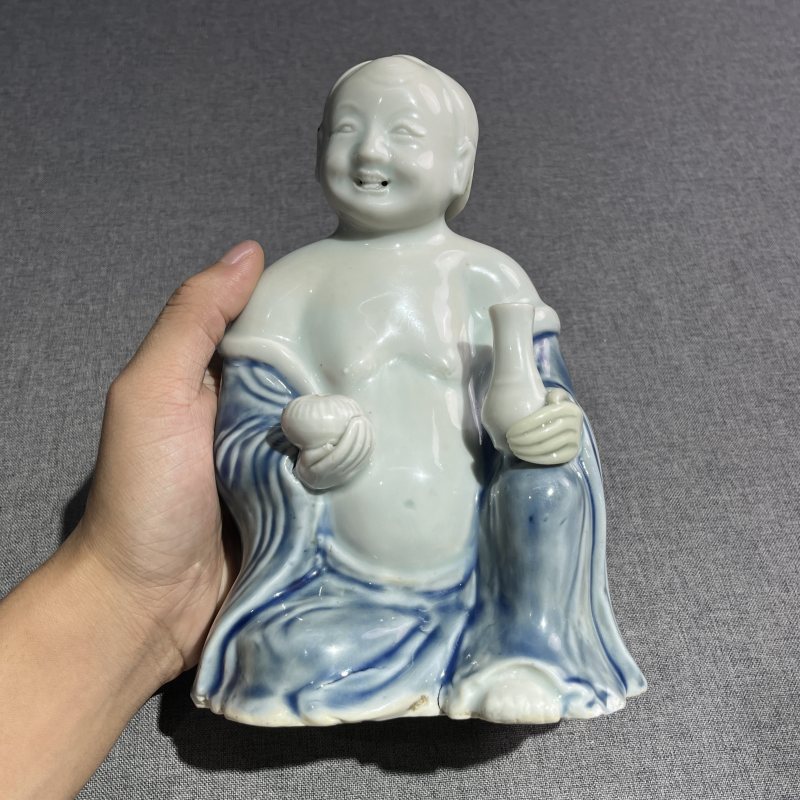 清早期青花人物造像 - 图4
