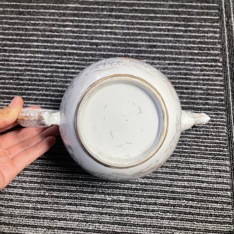 清雍正 粉彩八仙图茶壶 - 图16
