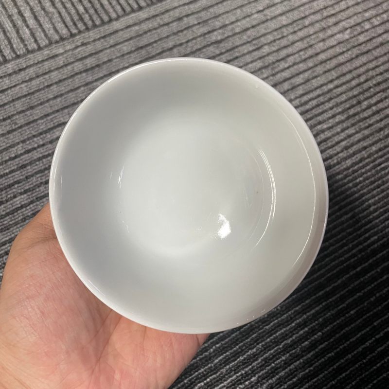 民国 粉彩灵仙祝寿图小碗一对 - 图13