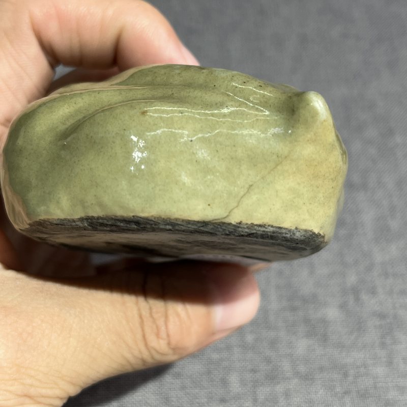 清青釉桃型洗 - 图9