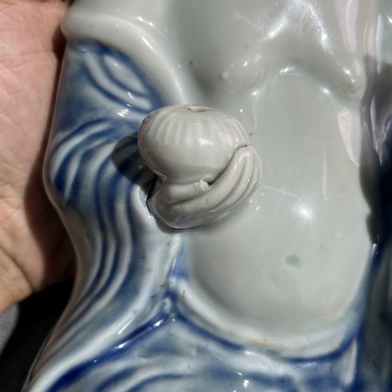 清早期青花人物造像 - 图12