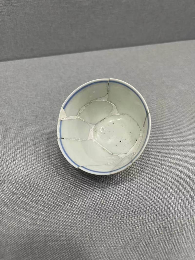 斗彩缠枝向日葵纹杯 - 图5
