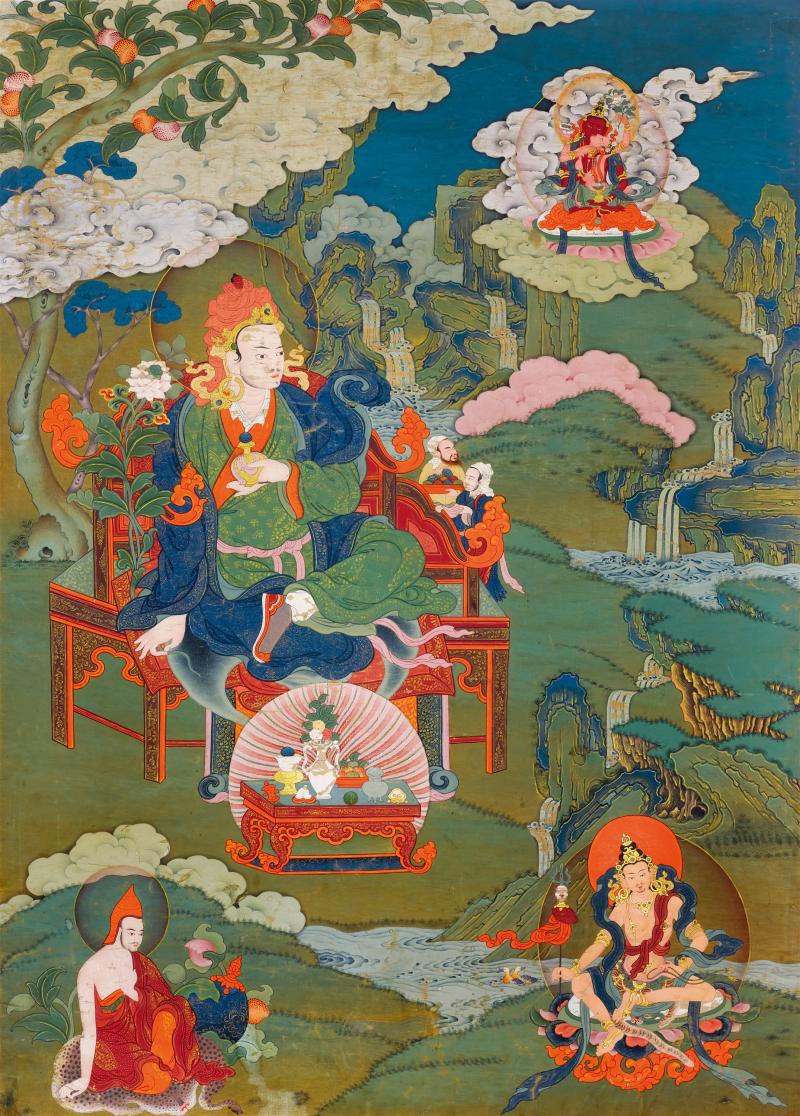 十八世纪 松赞干布唐卡 - 图1