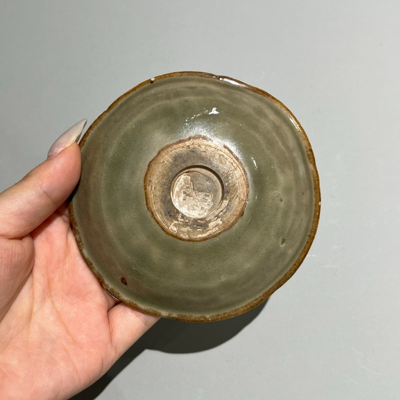 明代 青釉印花碟一对 - 图10