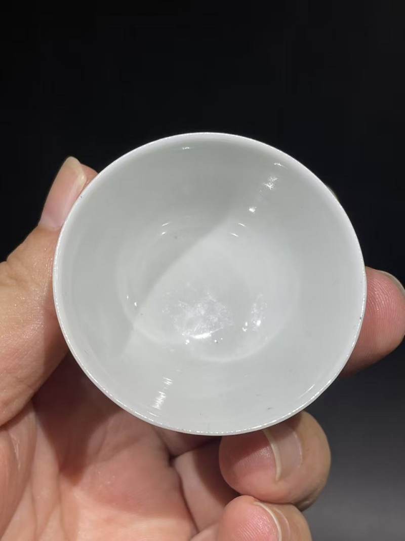 清雍正粉彩花卉纹杯碟一套 - 图10