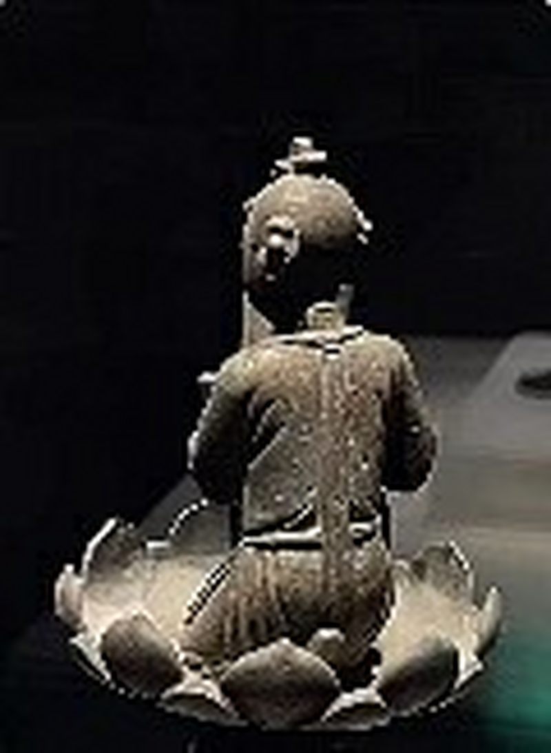 明 铜善财童子像 - 图3
