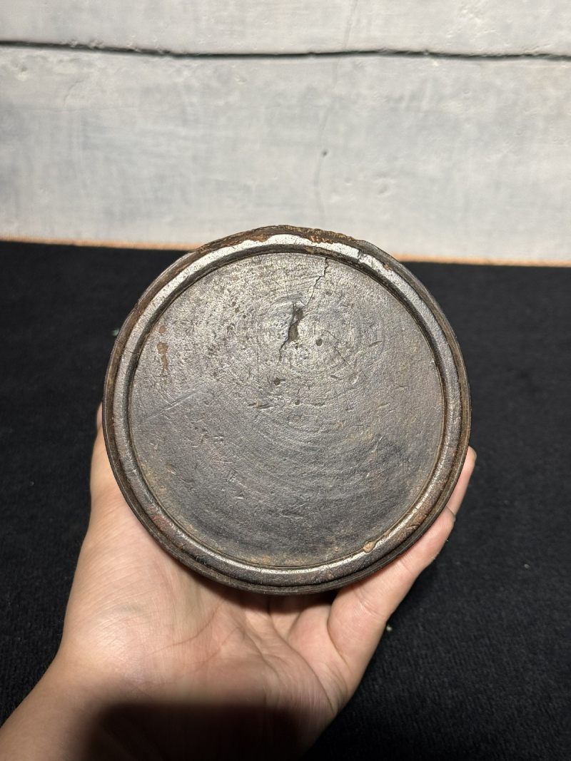 明 黄花梨嵌百宝题诗笔筒 - 图8
