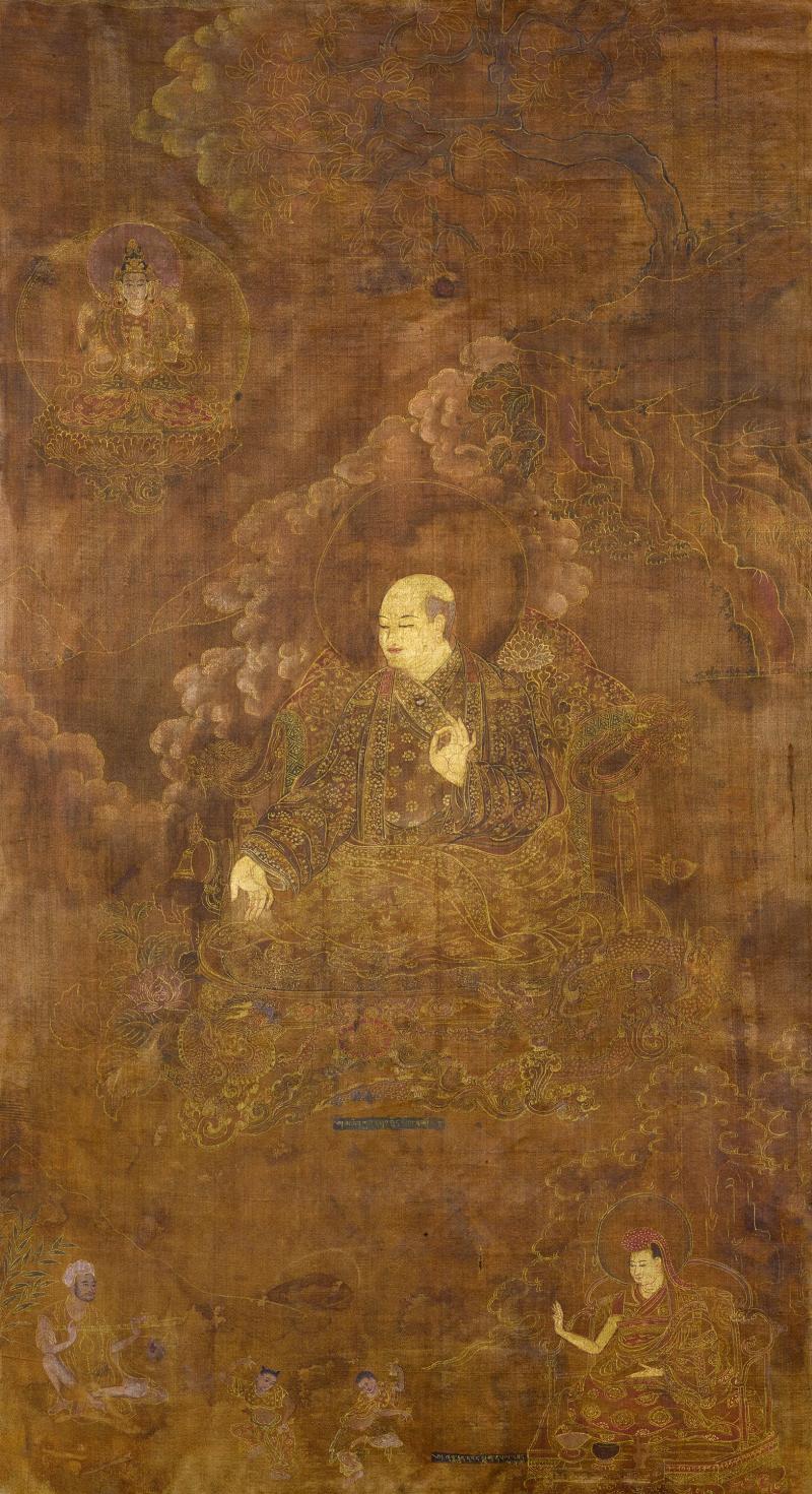 十六世纪 萨钦·贡嘎宁波唐卡 - 图1