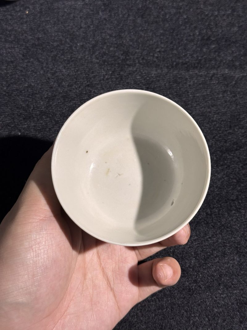 清 墨彩山水茶圆 （一对） - 图18