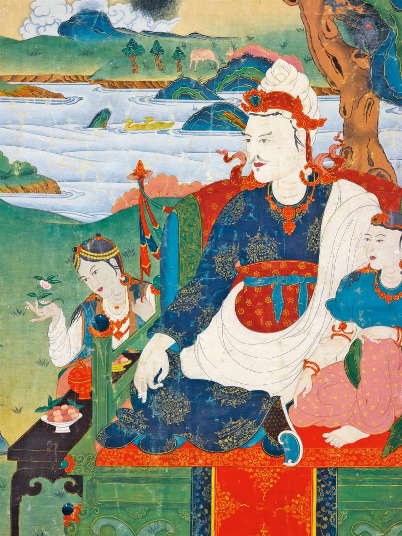 十八世纪 松赞干布唐卡 - 图2