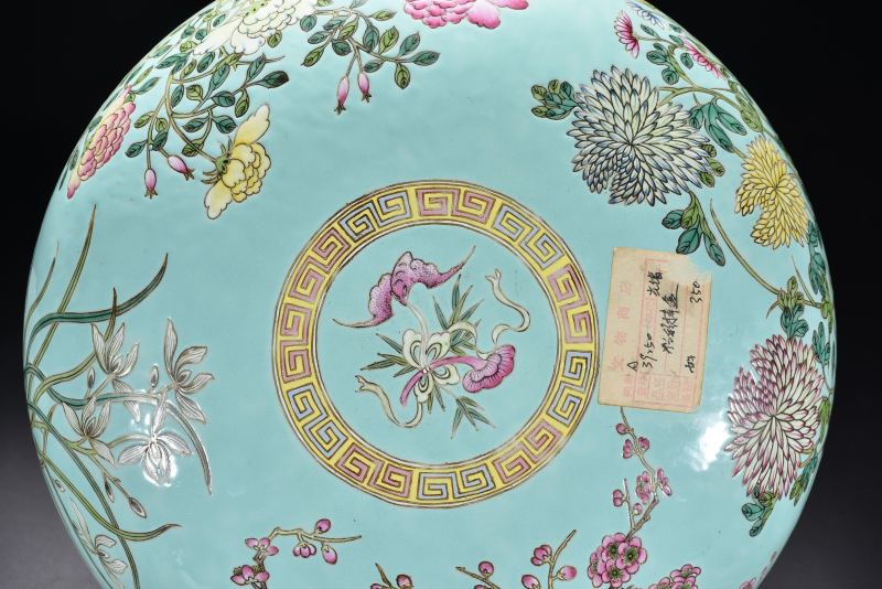 清 粉彩花卉捧盒 - 图9