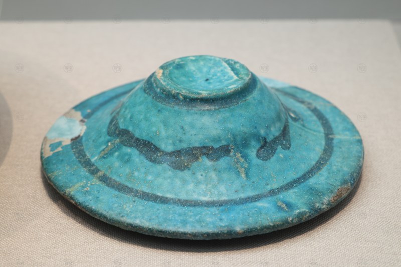 元（1271-1368） 磁州窑翠蓝釉黑彩龙凤纹罐及盖 - 图5
