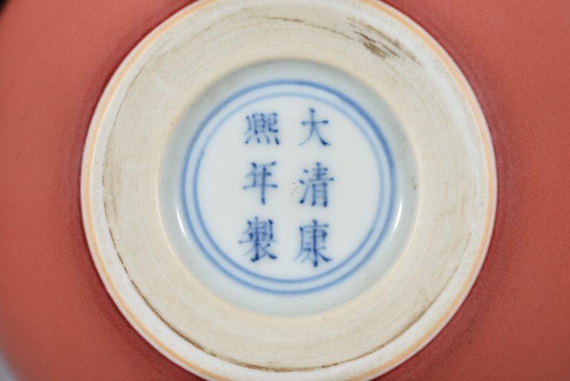 清 祭红釉长颈瓶 - 图6
