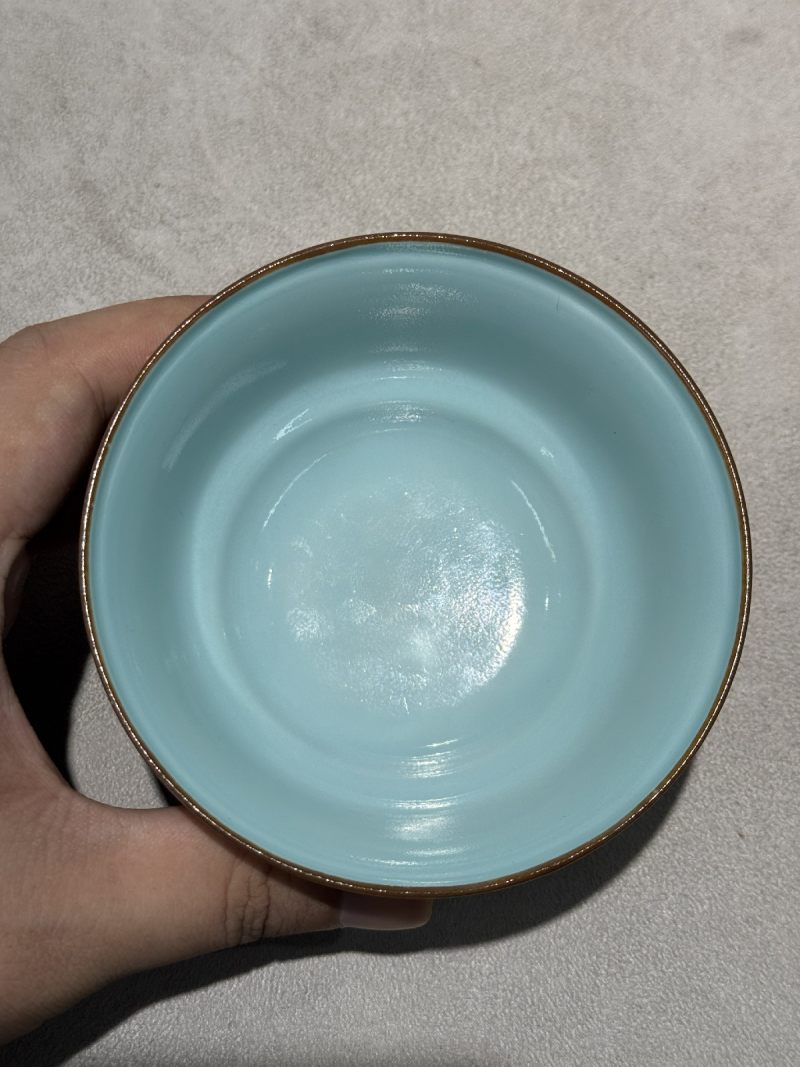 清乾隆 洋彩百花不落地盖碗（配座） - 图10