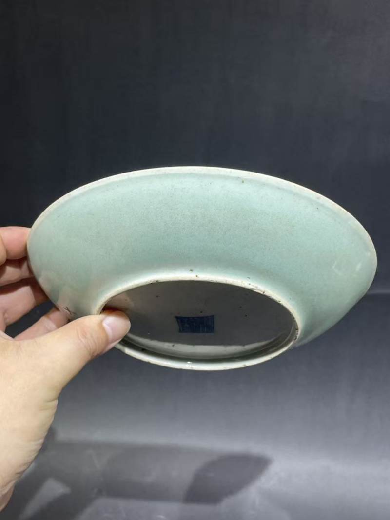 清豆青釉盘 - 图5