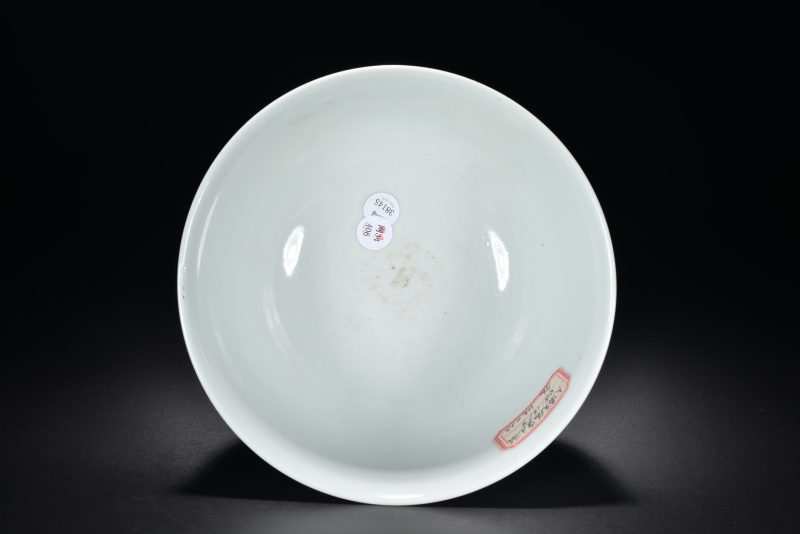 清 青花婴戏纹碗 - 图5