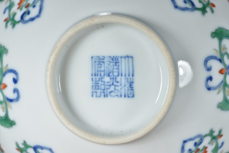 清 斗彩宝相花纹小碗 - 图8