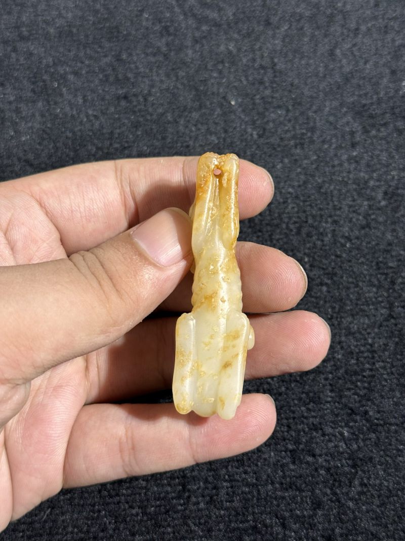 明 白玉卧犬 - 图5