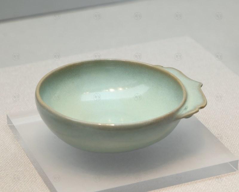 金（1115-1234） 钧窑天蓝釉把杯 - 图2