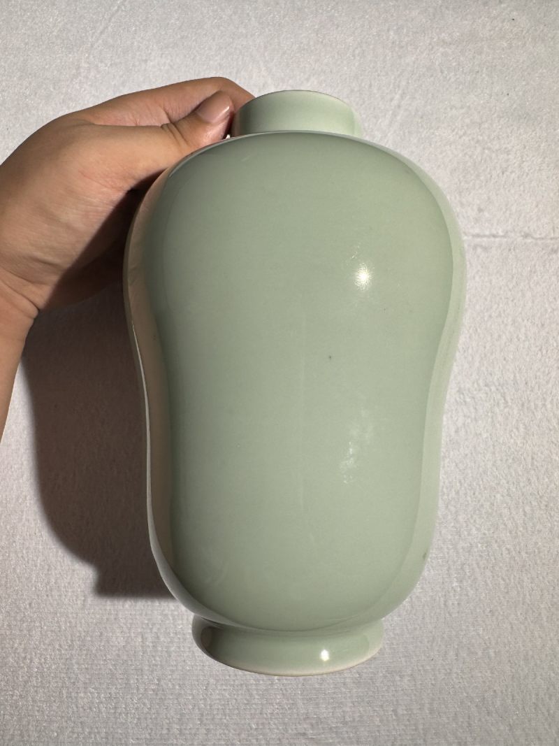 清乾隆 粉青釉茶叶罐 - 图3
