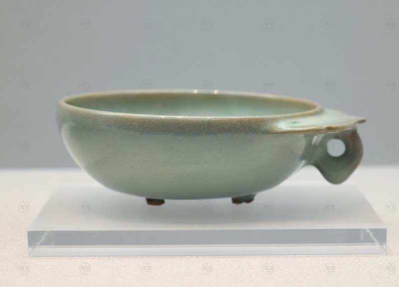 金（1115-1234） 钧窑天蓝釉把杯 - 图3