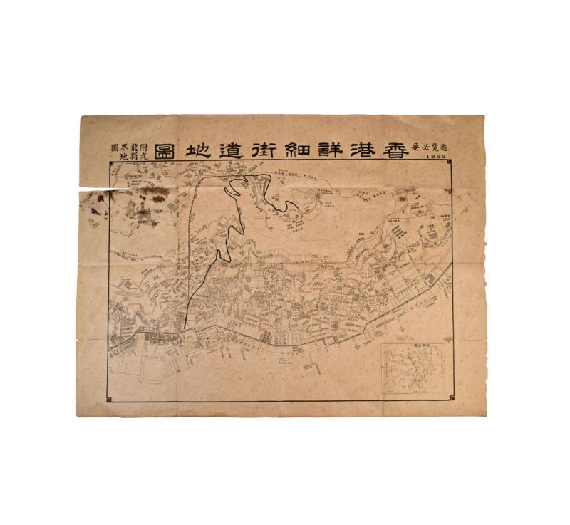    香港详细街道地图