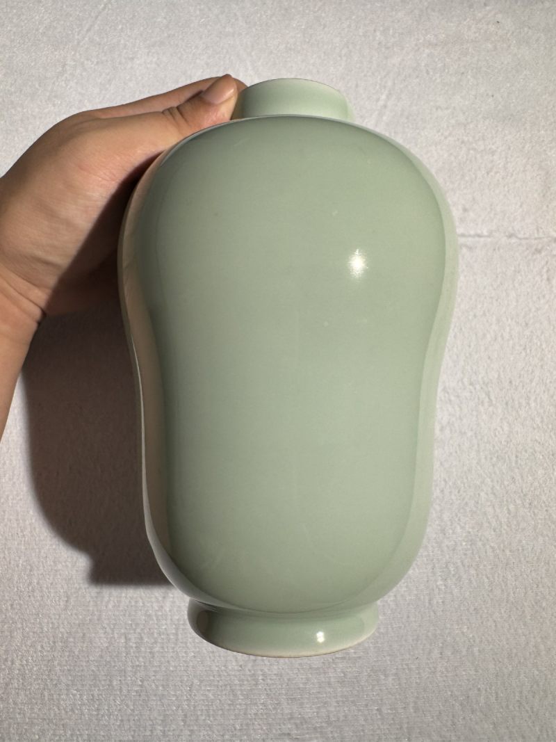 清乾隆 粉青釉茶叶罐 - 图5