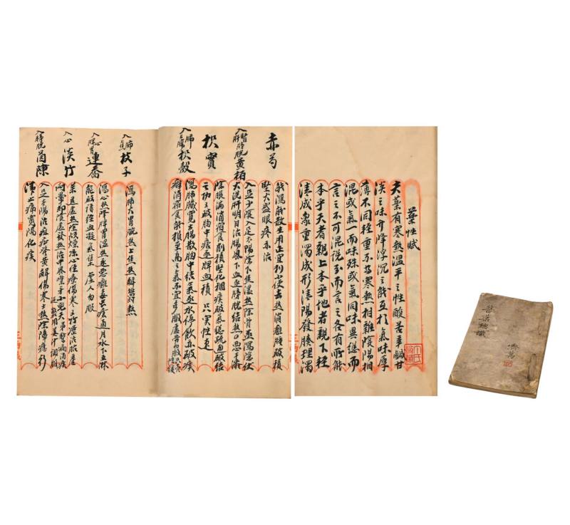    孟河医派丁济万旧藏医药总识抄本一册